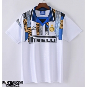 Inter Milan 1995-1996 Retro Venkovní Dres Krátký Rukáv Inter Milan 1995-1996 Retro Venkovní Dres Krátký Rukáv